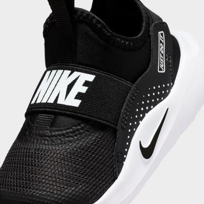 Kids' Toddler Nithtke Flex Runner 4 Running Shoes - Black/White/White/Black - Detail shot