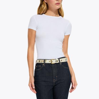 Kurt Geiger London Kurt 30 Belt - White - view 2