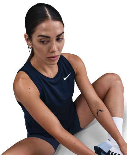 Nike Women's Dri-FIT Training Tank Top - Midnight Navy