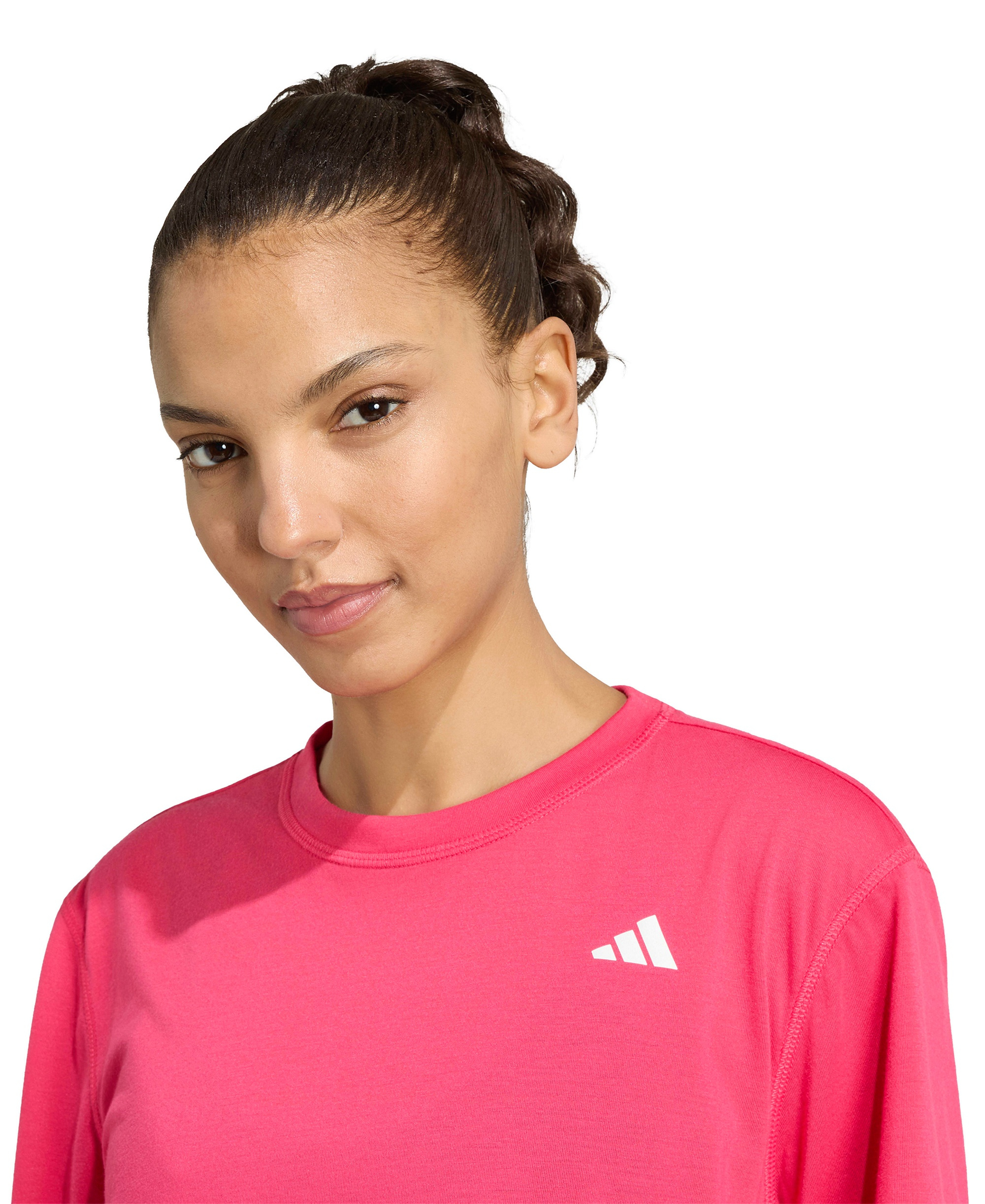 adidas Women's Train Essentials Boxy Workout T-Shirt - Power Pink