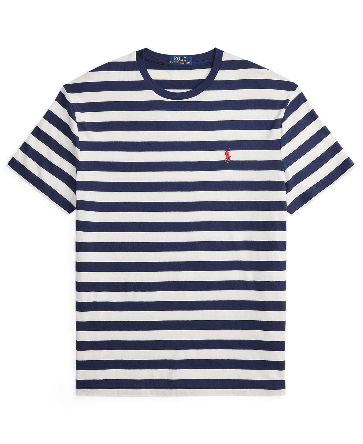 Polo Ralph Lauren Men's Classic-Fit Stripe T-Shirt - Newport Navy/White