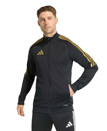 adidas Men's Metallic Tiro 26 League Stand-Up Collar Training Jacket - Black / Gold