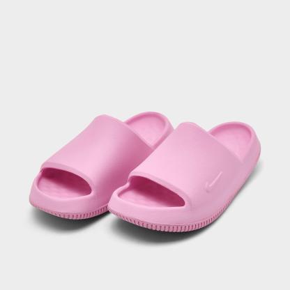 Little Kids' Nithtke Calm 2.0 Slide Sandals - Pink Rise - Both shoes facing left