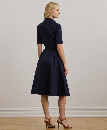Lauren Ralph Lauren Women's Cotton Shirtdress - Lauren Navy