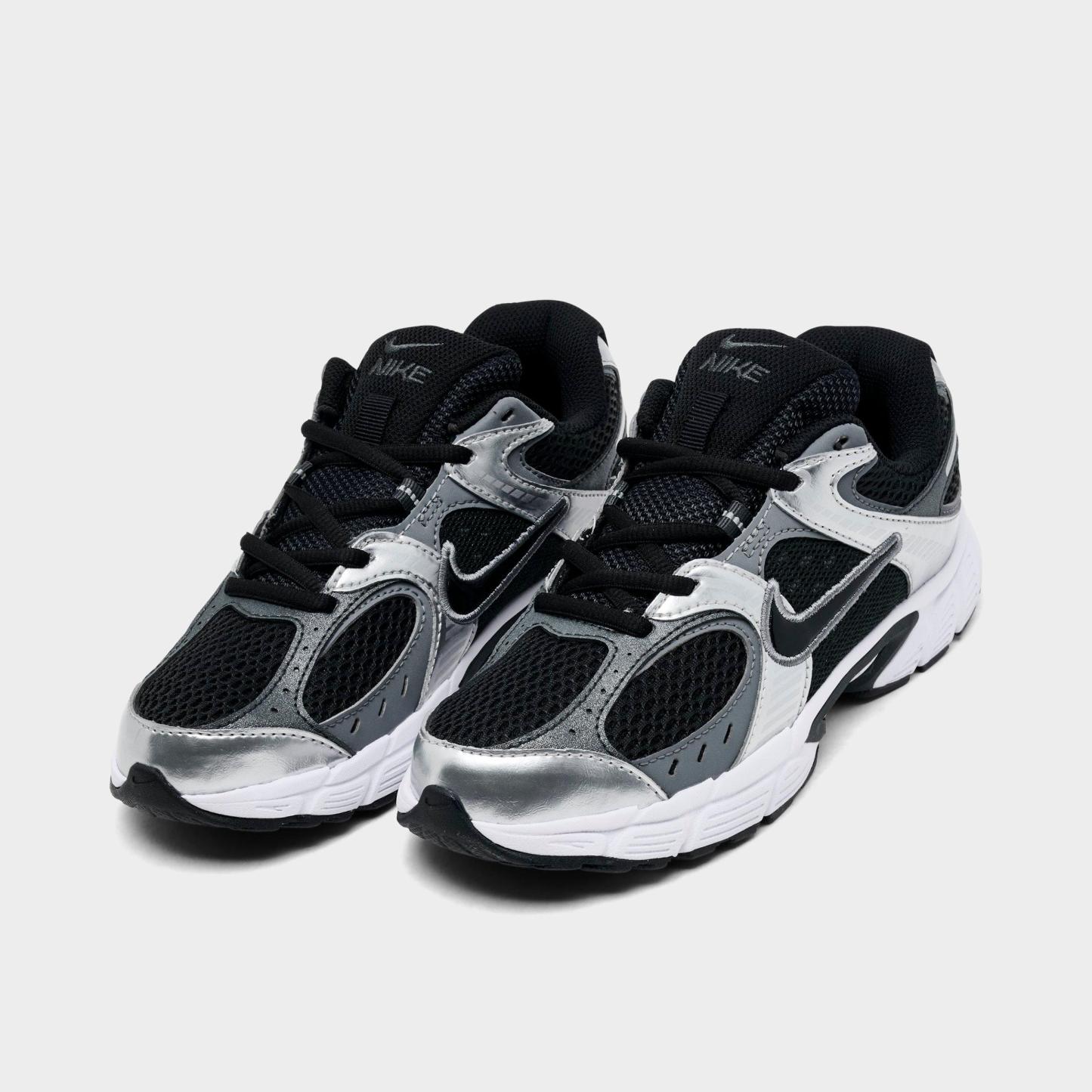 Big Kids' Nithtke V5 RNR Casual Shoes - Black/Anthracite/Smoke Grey/Black - Both shoes facing left