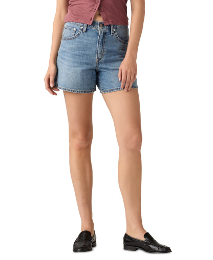 Levi's Women's Cotton Cinch-Waist Denim Shorts - Lift Up Short