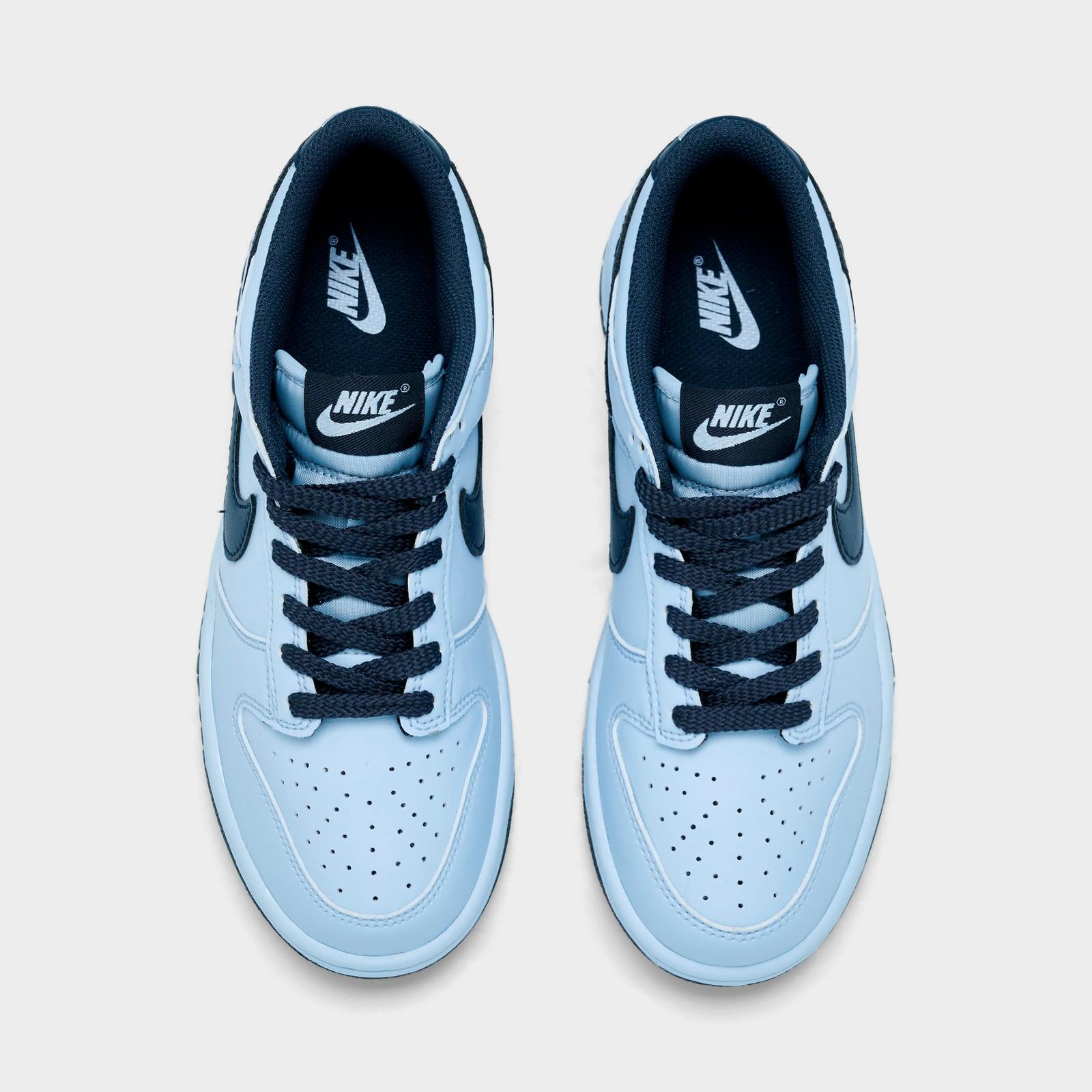 Big Kids' Nike Dunk Low Casual Shoes - Hydrogen Blue/Thunder Blue