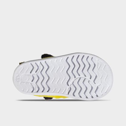 Kids' Toddler adidas x Pokemon Superstar Quickon Casual Shoes - Yellow/Core Black/Cloud White - Bottom view
