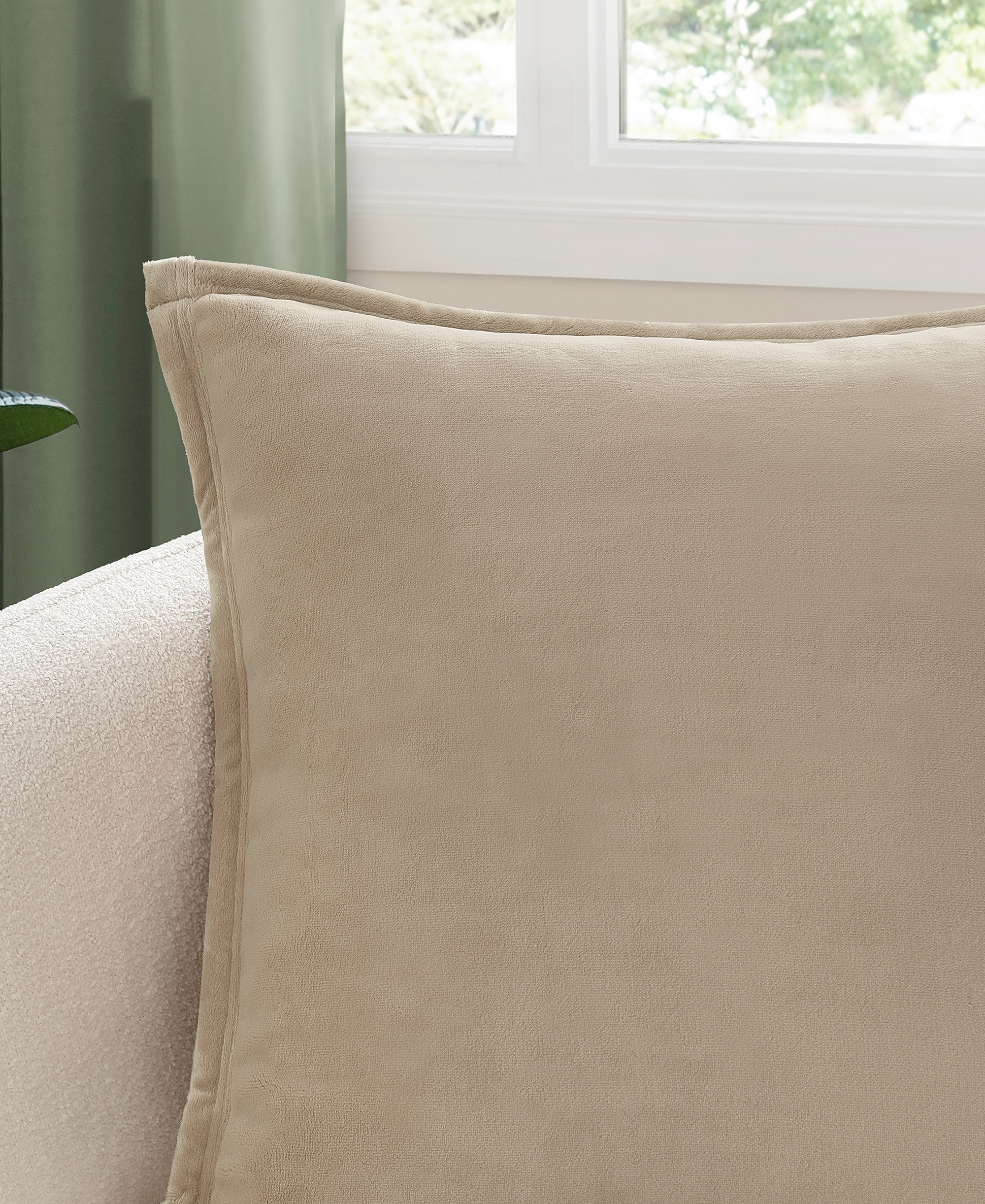 UGG® Coco 2-Pack Decorative Pillow, 20" x 20" - Mustard Seed