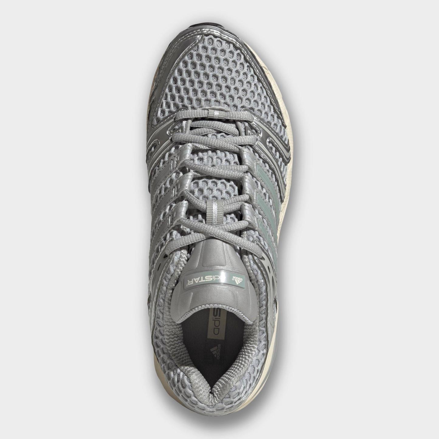 Women's adidas Adistar Control 5 Pony Print Casual Shoes - Part 1 - Grey Two/Cream White/Wonder Sage - Top view