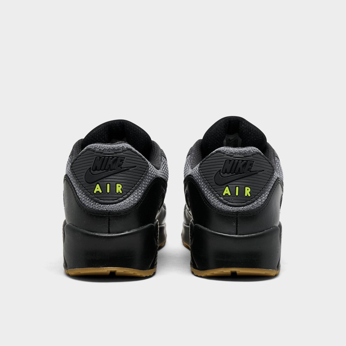 Men's Nithtke Air Max 90 Casual Shoes - Part 4 - Smoke Grey/Black/Anthracite - Back view