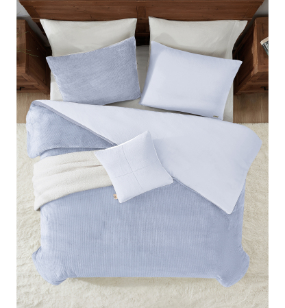 UGG® Brody Reversible Comforter Sets - Misty Wisteria