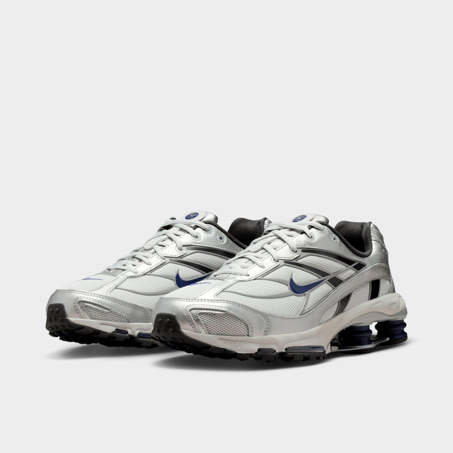 Men's Nithtke Shox Ride 2 Casual Shoes - Photon Dust/Metallic Silver/Anthracite/Midnight Navy - Both shoes facing left