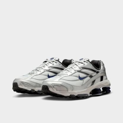 Men's Nithtke Shox Ride 2 Casual Shoes - Photon Dust/Metallic Silver/Anthracite/Midnight Navy - Both shoes facing left
