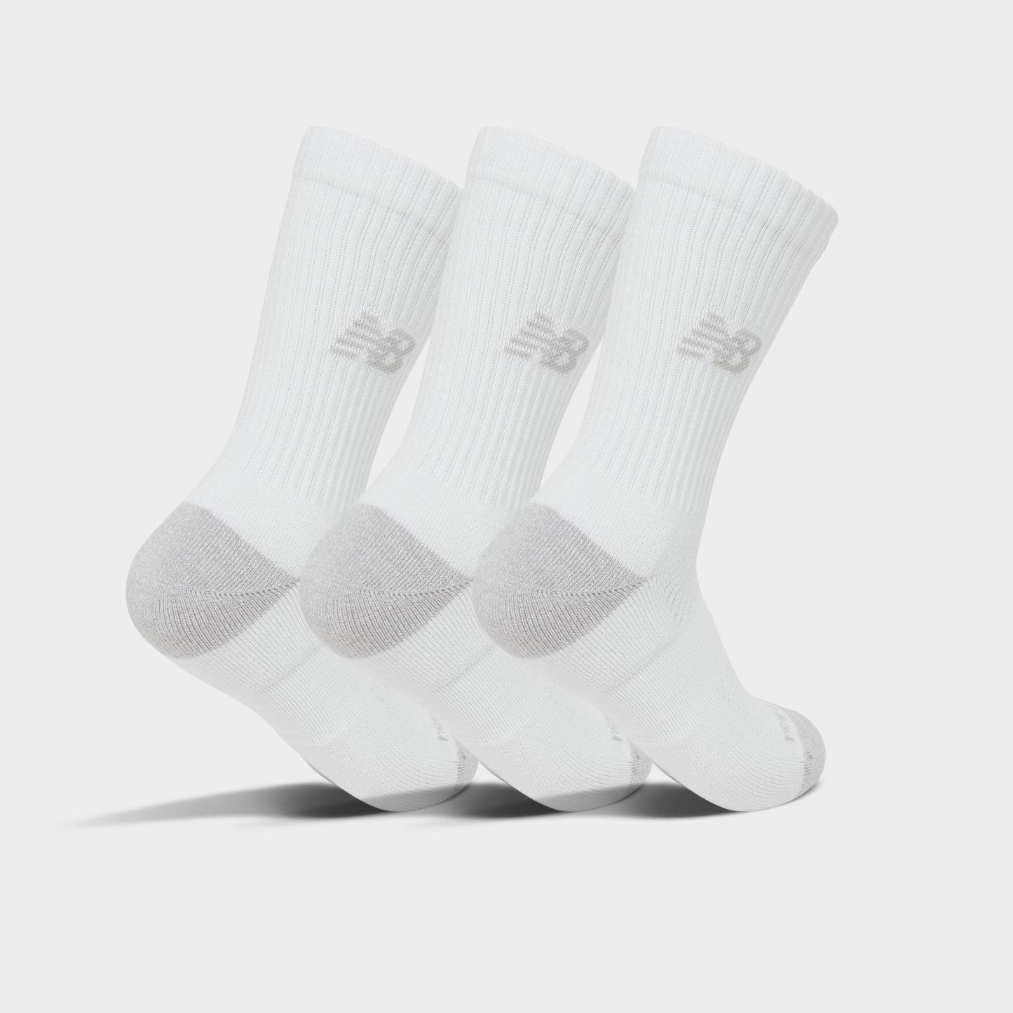 New Balance Active Crew Socks (3-Pack) - Core White - view 2