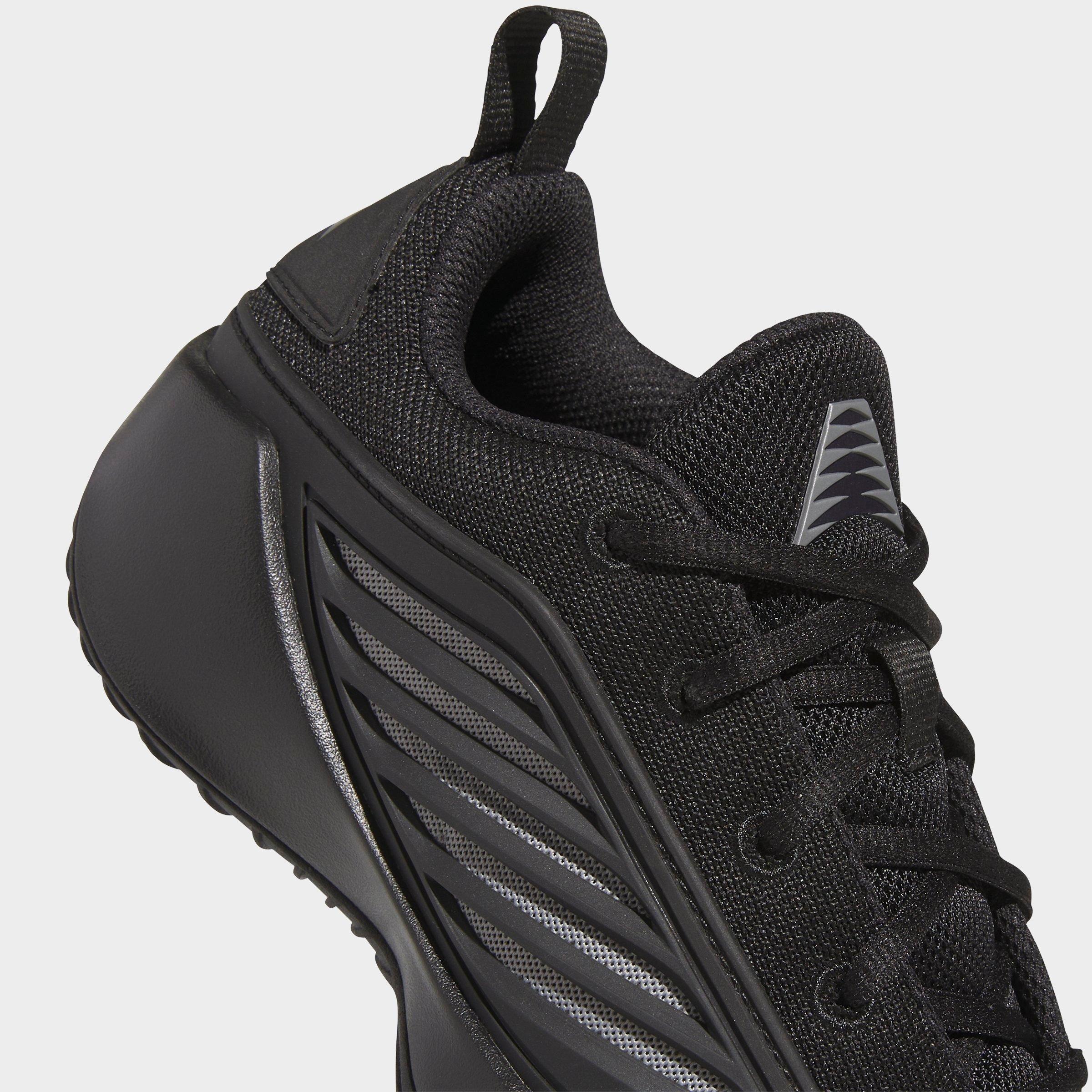 Big Kids' adidas Believe That 1 Basketball Shoes - Core Black/Iron Metallic/Core Black - Detail shot