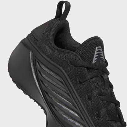 Big Kids' adidas Believe That 1 Basketball Shoes - Core Black/Iron Metallic/Core Black - Detail shot