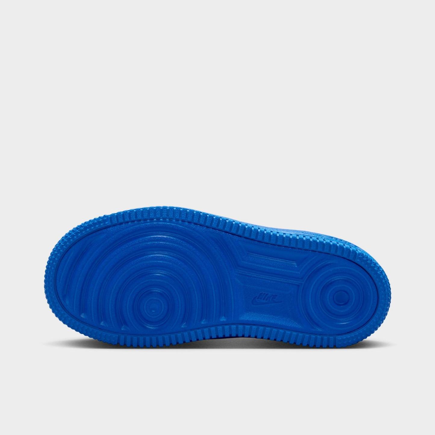 Little Kids' Nike Force 1 Casual Shoes - White/Game Royal