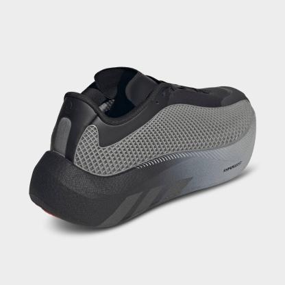 Men's adidas Originals HYPERBOOST EPHR Casual Shoes - Core Black/Solar Red/Silver Metallic - Back view