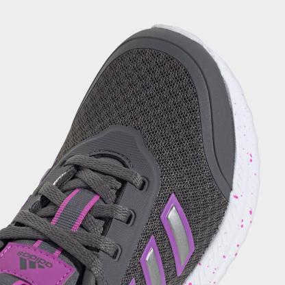 Big Kids' adidas X_PLRPATH Casual Shoes - Grey Five/Purple Burst/Iron Metallic - Detail shot
