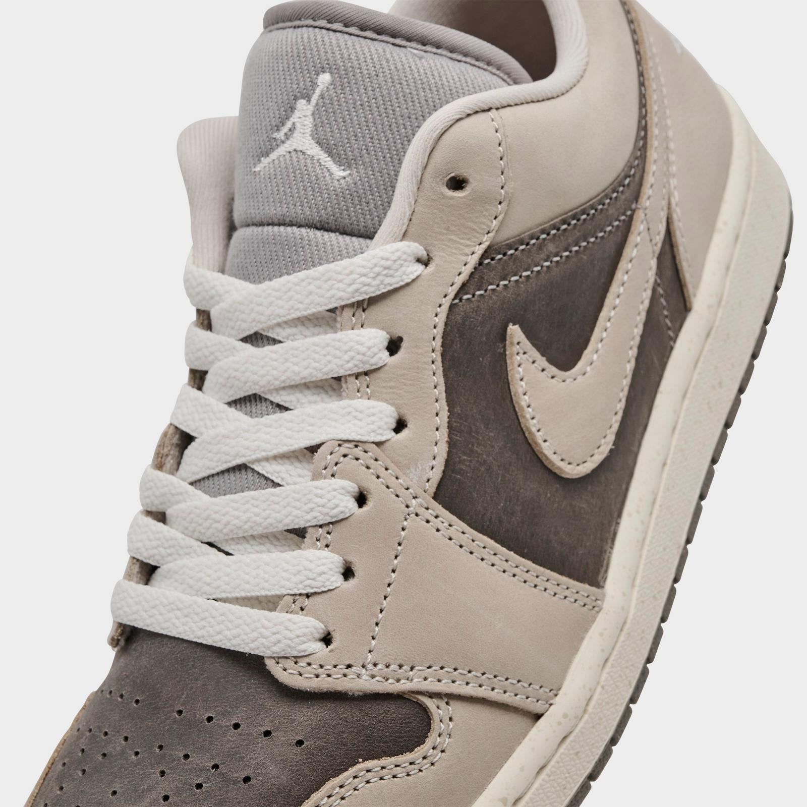 Women's Air Jordan 1 Low SE Casual Shoes - Enigma Stone/Oatmeal/Pale Ivory/Hemp - view 3