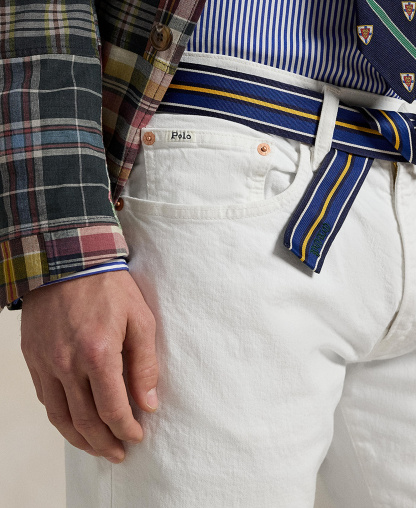 Polo Ralph Lauren Men's Hampton Relaxed Straight Jeans - Hudson White