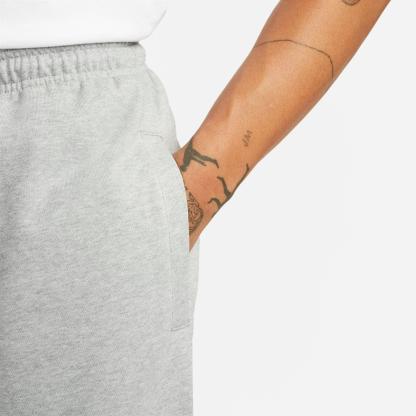 Men's Nithtke Dri-FIT Standard Issue French Terry Shorts - Dark Grey Heather/Pale Ivory