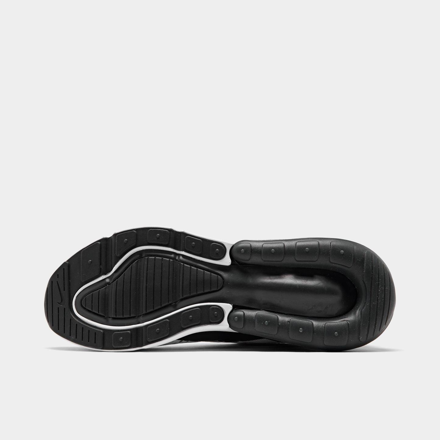 Men's Nithtke Air Max 270 Casual Shoes - Part 1 - White/Metallic Gold/Black - Bottom view