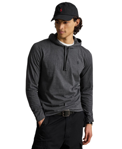 Polo Ralph Lauren Men's Hooded Jersey - Windsor Heather/C9760