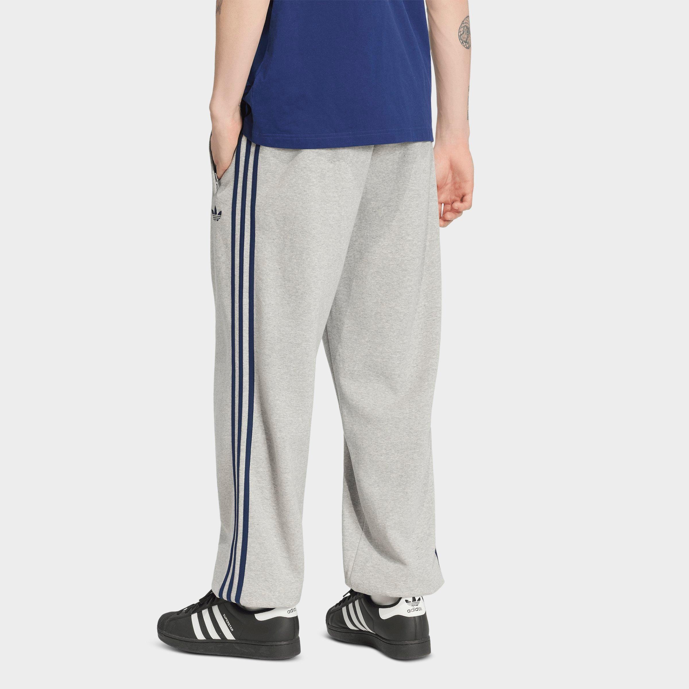 Men's adidas Originals Adicolor 3-Stripes Cuffed Sweatpants - Medium Grey Heather