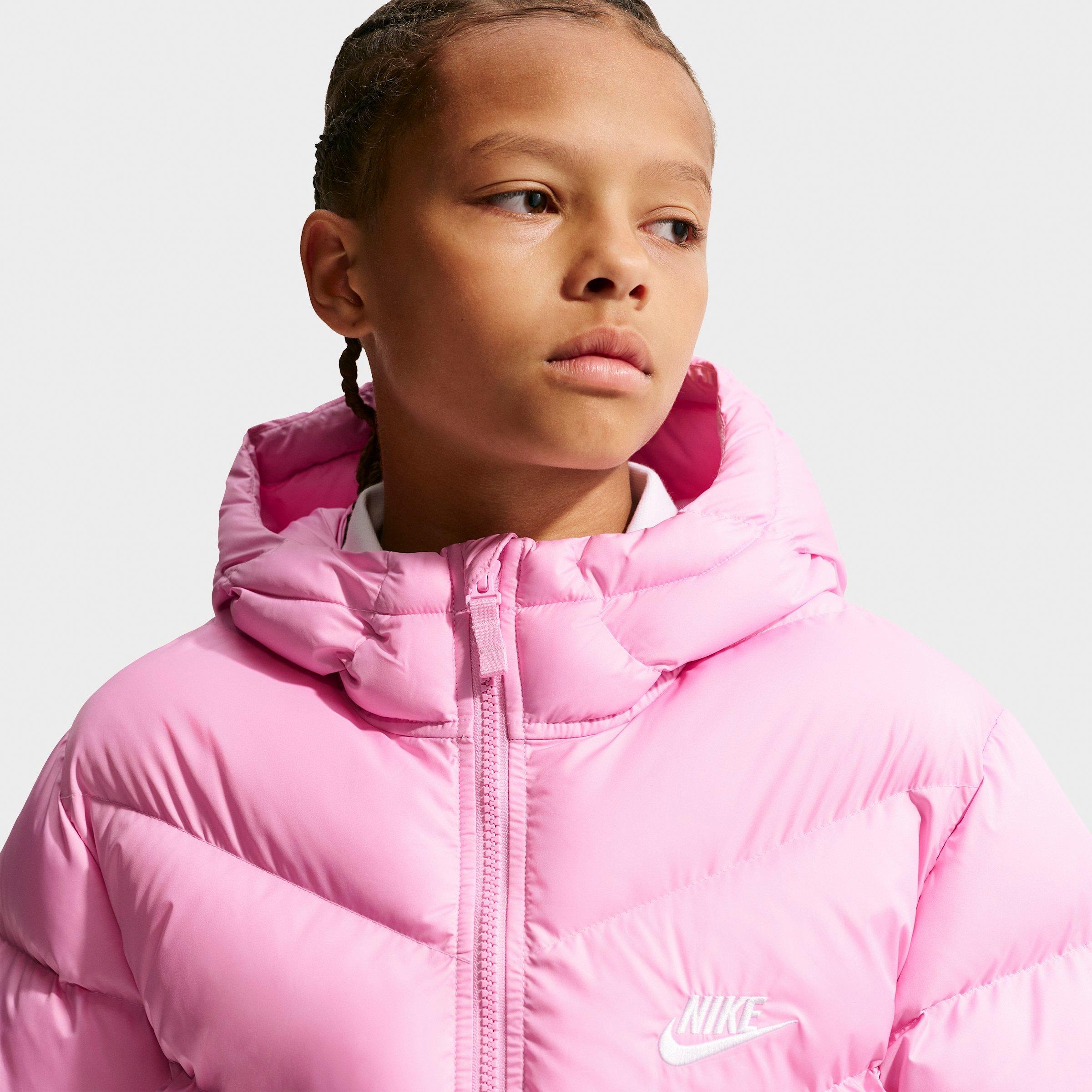 Big Kids' Nithtke Sportswear All Day Play Therma-FIT Loose-Fit Puffer Jacket - Pink Rise
