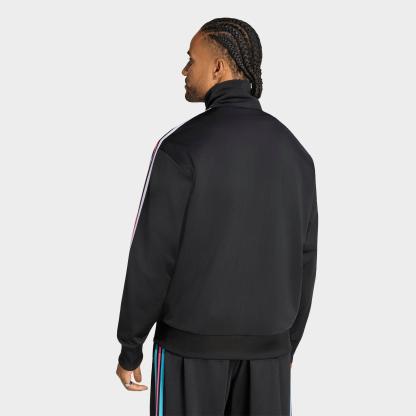Men's adidas Originals adicolor Sport Firebird Full-Zip Track Jacket - Black/Multicolor