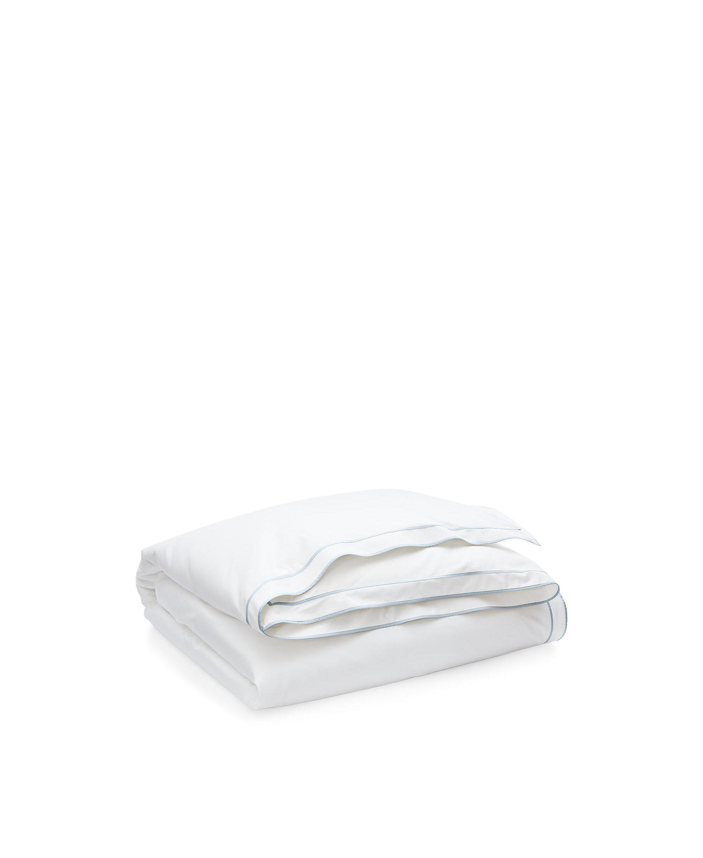 Lauren Ralph Lauren Spencer Sateen Border Duvet Cover, Full/Queen - Blue Cornflower
