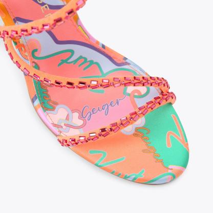 Kurt Geiger London Spiral Asymmetric Heel - Pink - view 5