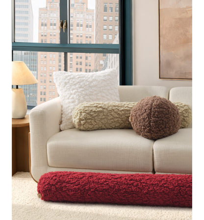 UGG® Shira Chunky Euro Pillow, 24" x 24" - Snow