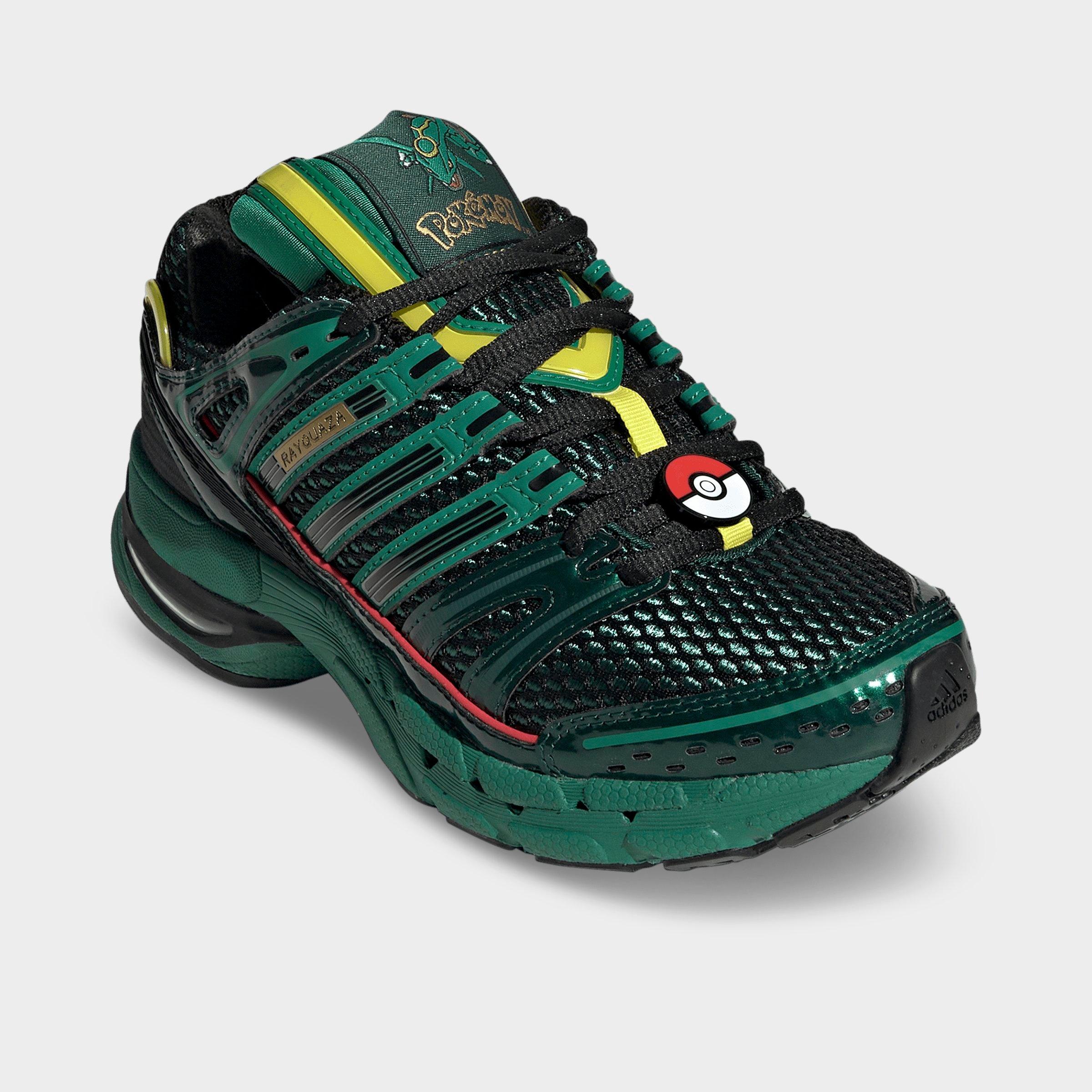 Girls' Big Kids' adidas x Liberty London Adistar Control 5 Casual Shoes - Collegiate Green/Core Black/Collegiate Green - Both shoes facing left