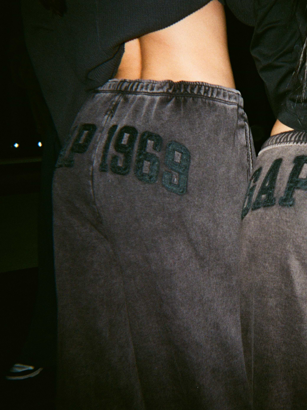VintageSoft Baggy Sweatpants - Moonless night