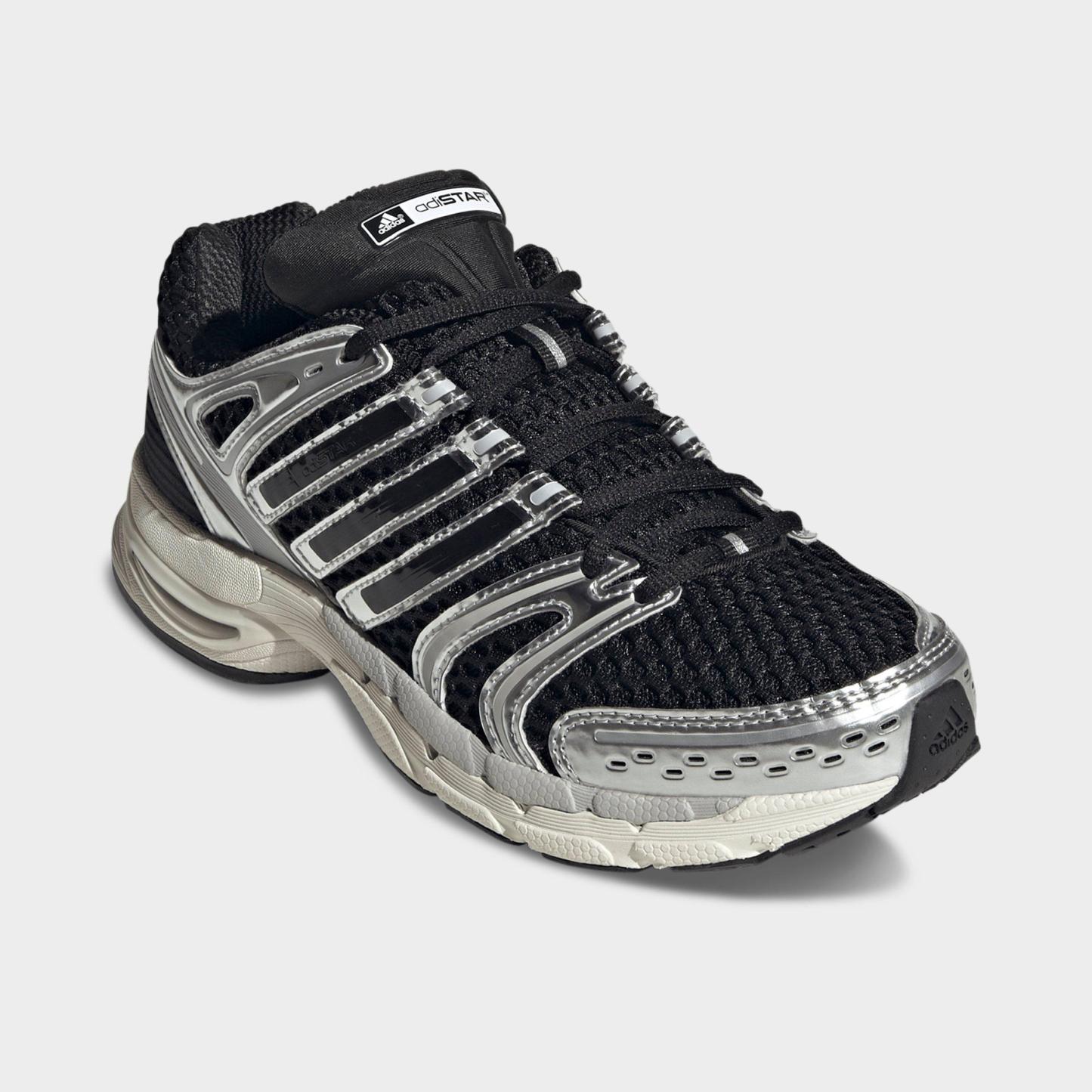 Women's adidas Adistar Control 5 Pony Print Casual Shoes - Part 3 - Core Black/Grey One/Off White - Both shoes facing left