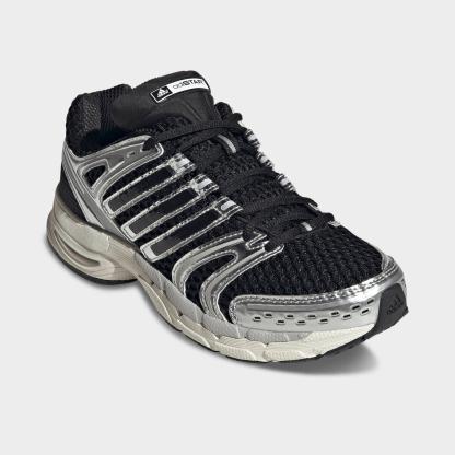 Women's adidas Adistar Control 5 Pony Print Casual Shoes - Part 3 - Core Black/Grey One/Off White - Both shoes facing left