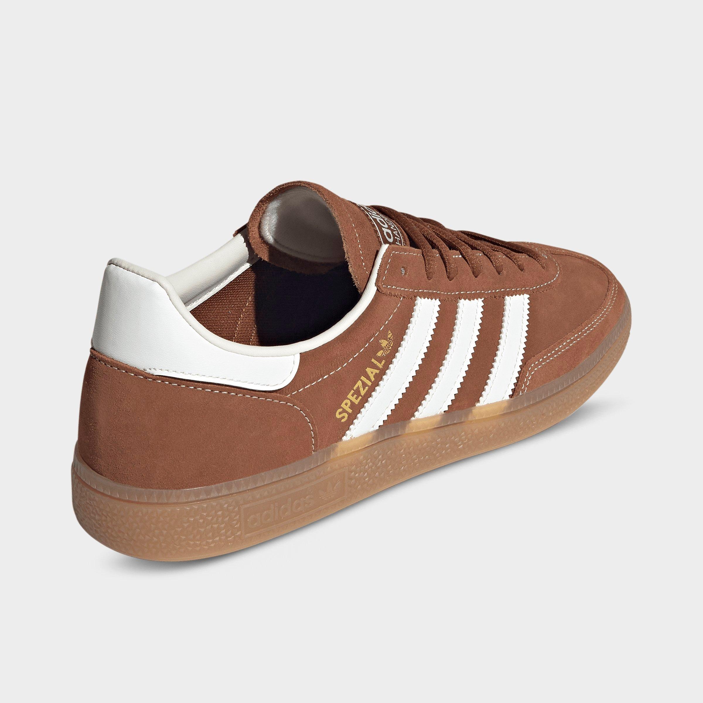Men's adidas Originals Handball Spezial Casual Shoes - Part 3 - Dusky Bronze/Off White/Gum - Back view