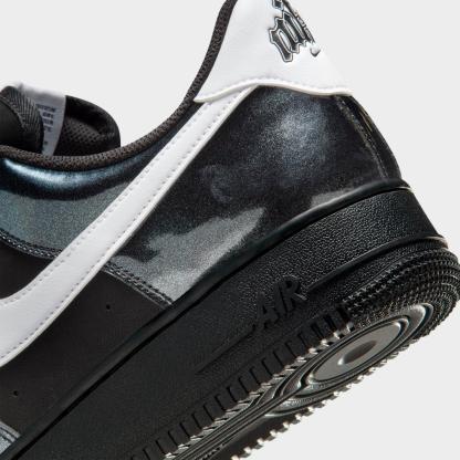 Men's Nike Air Force 1 '07 LV8 SE Glam Rock Casual Shoes - Black/White