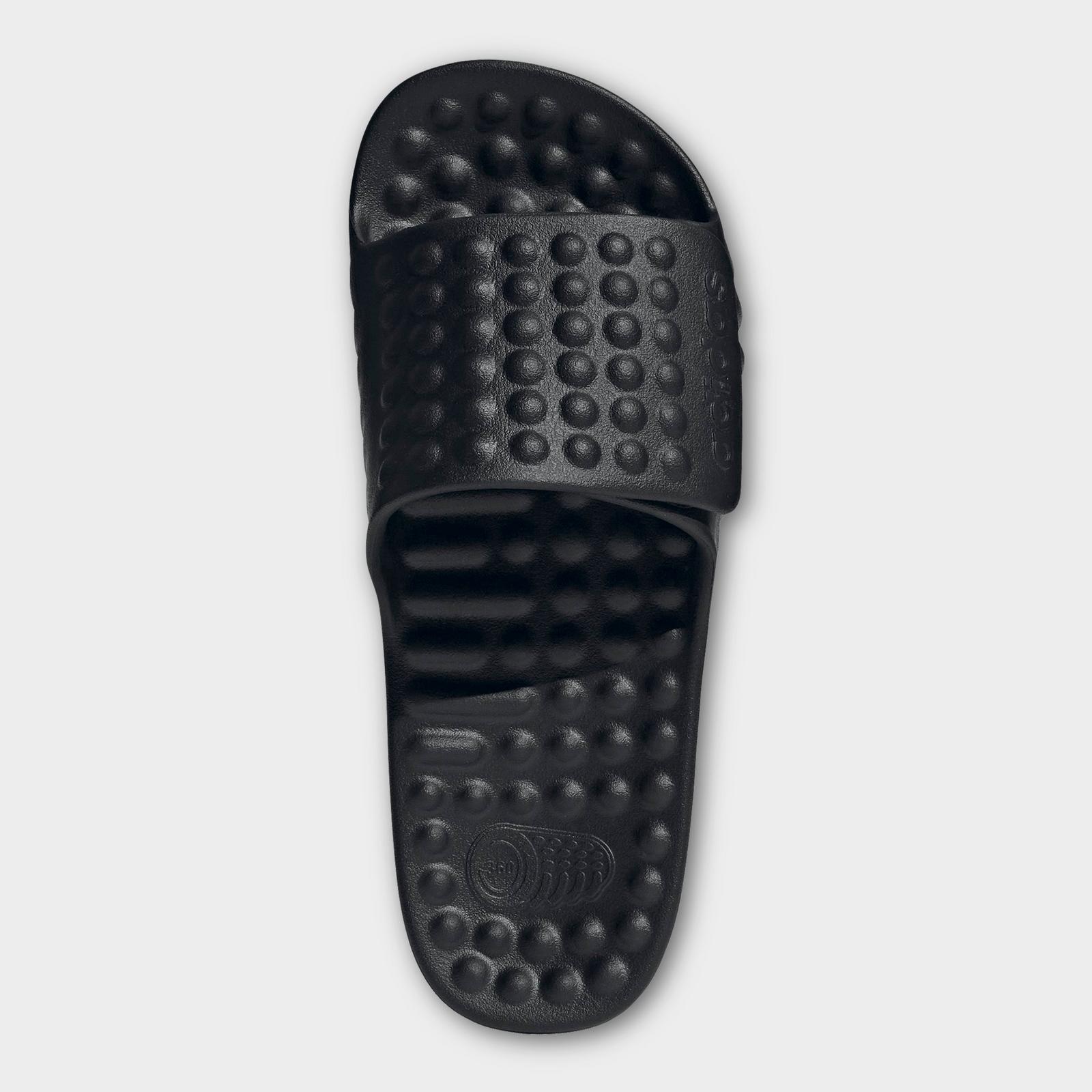 Men's adidas adissage 360Rec Slide Sandals - Black/Black/Black - view 5