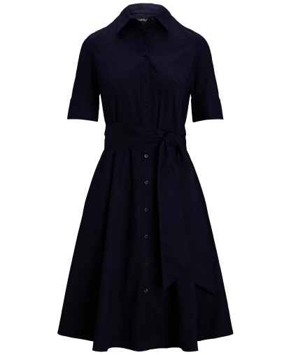 Lauren Ralph Lauren Women's Cotton Shirtdress - Lauren Navy
