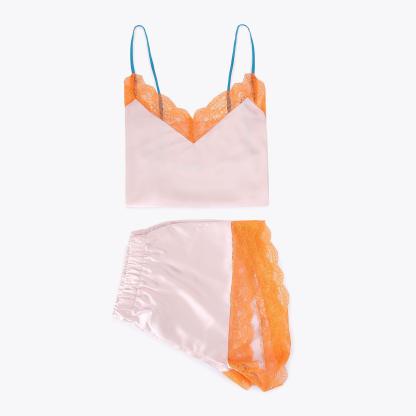 Kurt Geiger London Dora Larsen Cami And Shorts Set - Pink - view 4