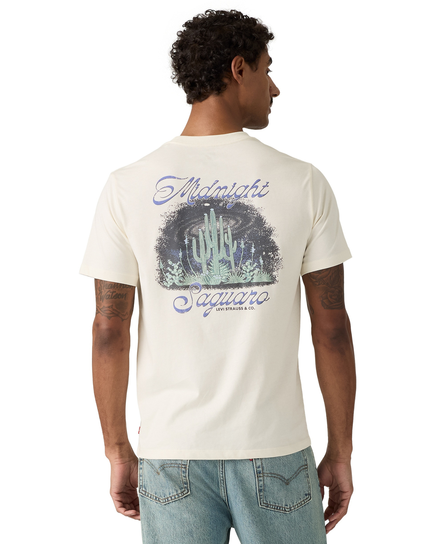 Levi's Men's Graphic Logo Crewneck T-Shirt - Saguaro
