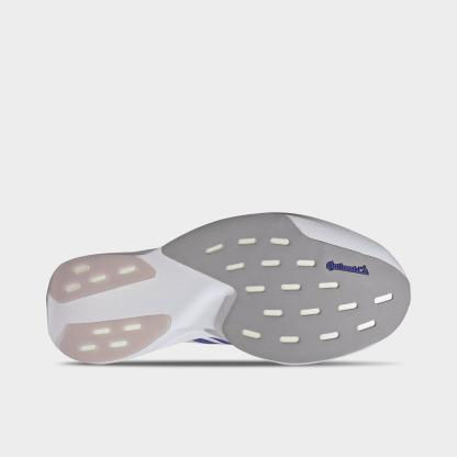 Women's adidas Adizero EVO SL Exo Running Shoes - Part 1 - Silver Dawn/Solar Purple/Frozen Purple - Bottom view
