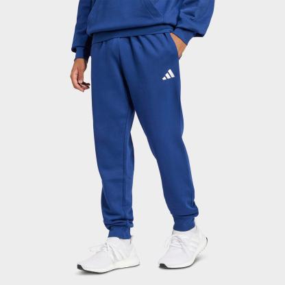 Men's adidas Essentials Feelcozy Fleece Jogger Pants - Dark Blue/White