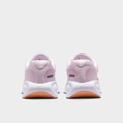 Big Kids' Nithtke Stellar Ride Running Shoes - Bleached Lilac/Pink Foam/Sunset Haze/Black - Back view
