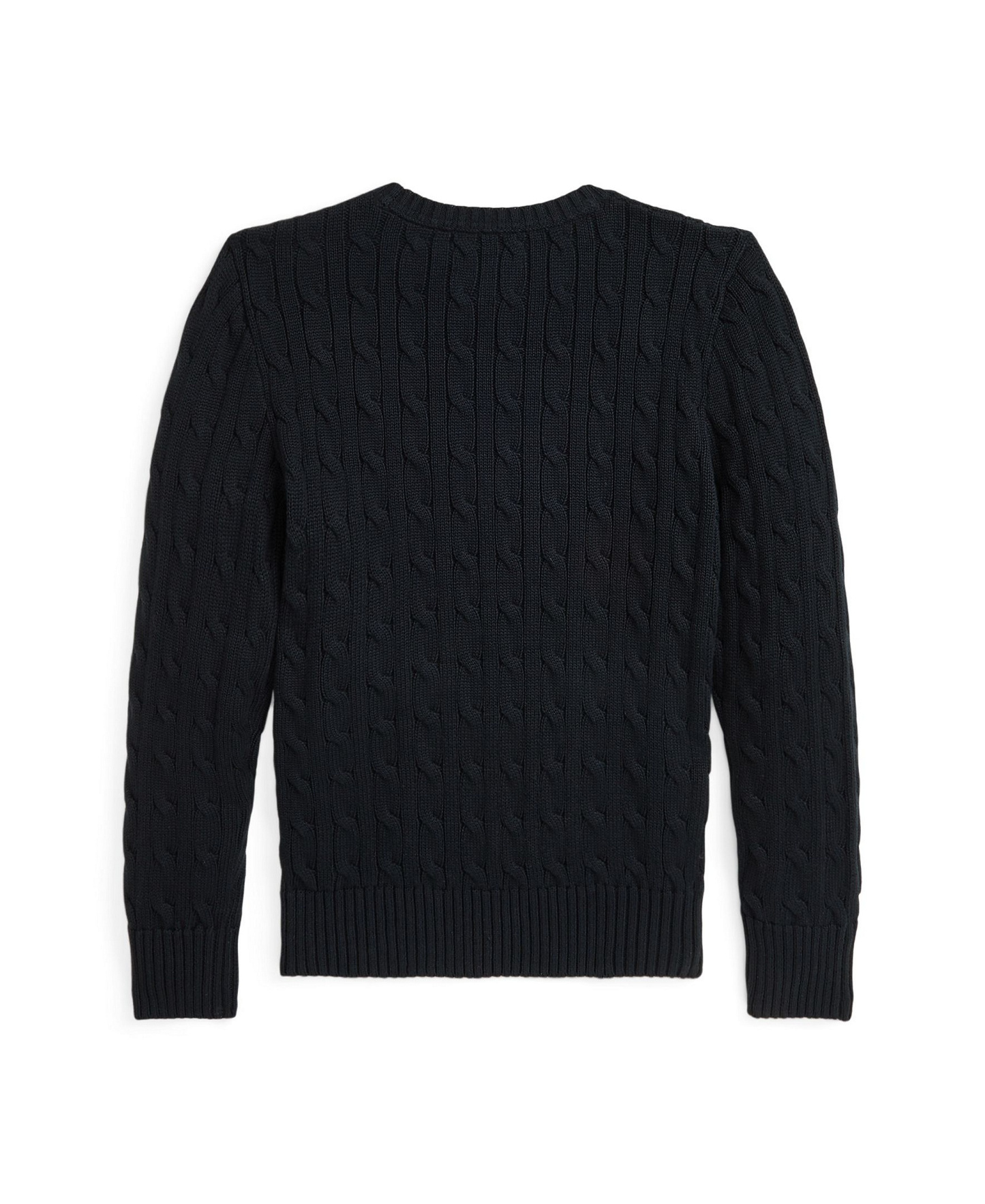 Polo Ralph Lauren Boys' 8-20 Cable-Knit Cotton Sweater - Polo Black