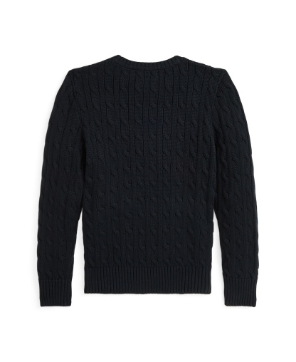 Polo Ralph Lauren Boys' 8-20 Cable-Knit Cotton Sweater - Polo Black